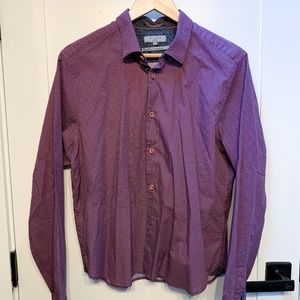 Ted Baker Purple Dress Shirt